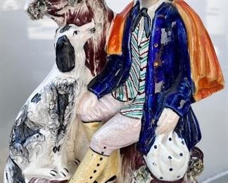19th C. ENGLISH STAFFORDSHIRE FIGURE 