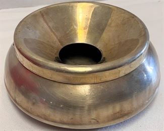 BRASS RAILROAD SPITTOON MARKED ON BOTTON “THE PULLMAN CO.” 