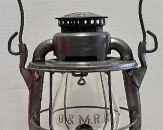 BOSTON & MAINE RAILROAD LANTERN 