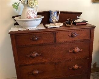 Antique walnut chest-of-drawers