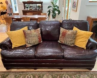 Leather sofa
