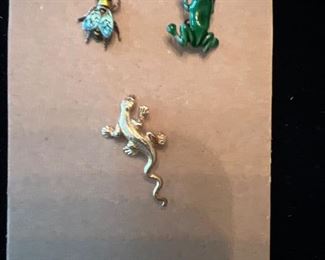 Marked 14 K Gold Lapel/Tie pins