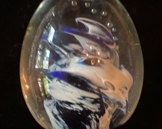 Signed Corcoran Paperweight
