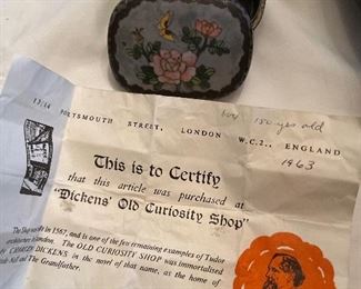 Shippo  Cloisonne Box - 150 yrs old?