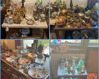 Collectible Brass and Glass