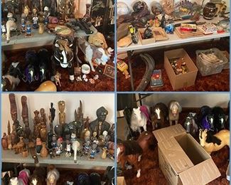 Horses and Ethnic Carvings