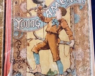 Antique book Young America 