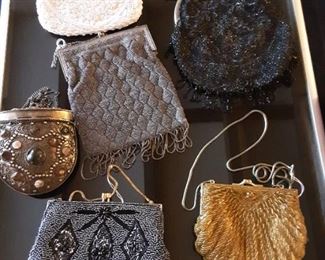 Vintage beaded handbags,beaded purse 