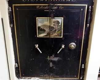 The Mosler Safe Co. Hamilton C.C. Williams Safe, Estimated Size 47" x 41" x 36"