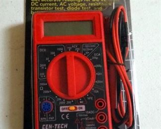Cen-Tech Seven Function Digital Multimeters, Qty 2, New In Package