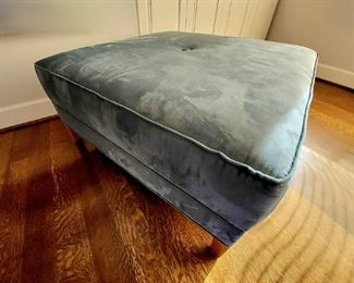 Large Square microfiber upholstered ottoman $70 or bid #11