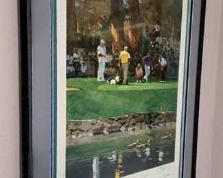 98/400 portrait golf print AUTOGRAPHED! $350 or bid #17