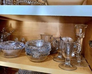 Vintage Candlewick glassware