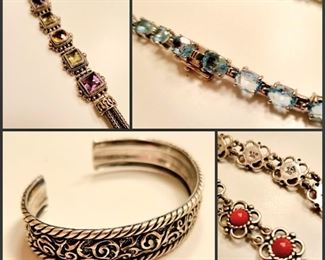 Sterling bracelets