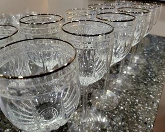 Set of 12 LENOX Crystal Stems $79 or bid #12