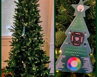 Pre-lit Christmas Tree with color changing remote #33