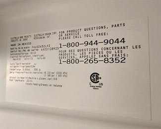 Frigidaire Refrigerator