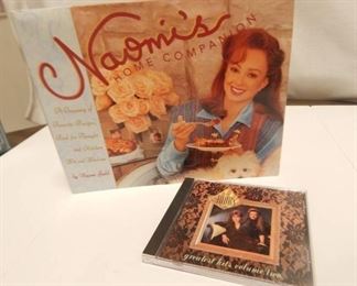 Naomi Judd  Cookbook and Judds CD