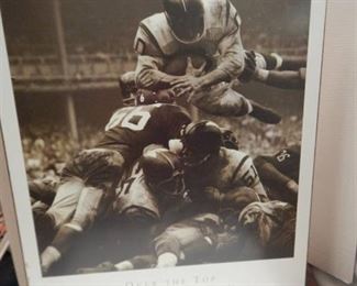 Over The Top Framed Photo , Redskins Vs Giants