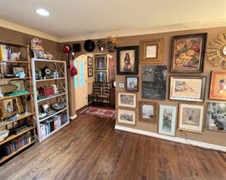 Wall to wall original art!