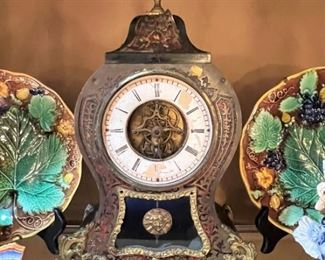 Tortoise mantle clock