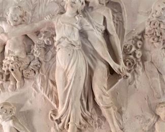 Large plaster relief