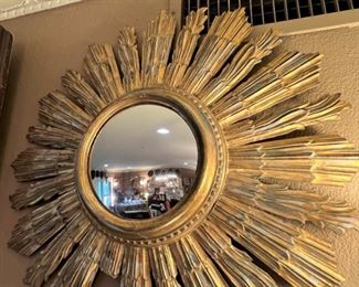 Vintage Italian sunburst mirror - to be transparent here…one arm is missing, but it’s still amazing!