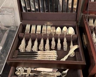 Reed and Barton “Francis I” sterling flatware set - 109 pieces in this set