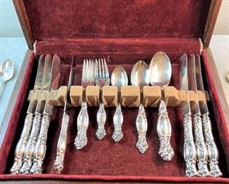 International “Fronternac” sterling flatware
