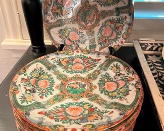 Rose Medallion plates