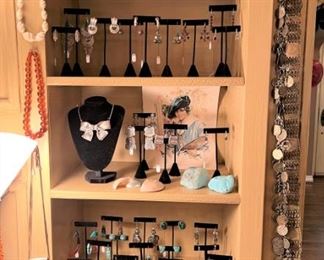 Native American jewelry, sterling jewelry, sea glass & stones