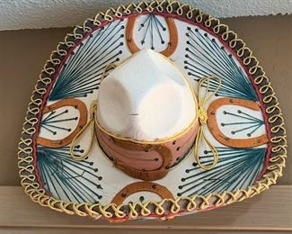 Vintage Mexican sombreros!  We have 6 in this sale!