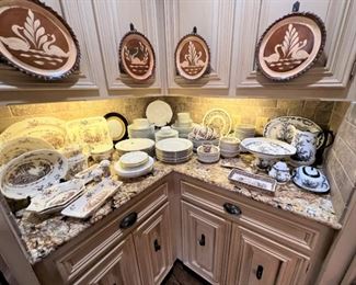 Mason’s “Watteau”, Mason’s “Brown Vista’, Haviland “Ranson”