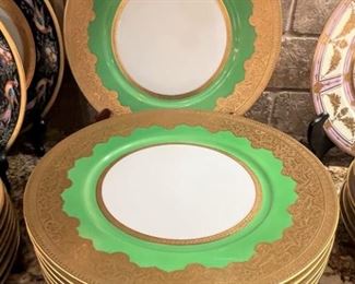 These Bauscher green and plates are gorgeous!
