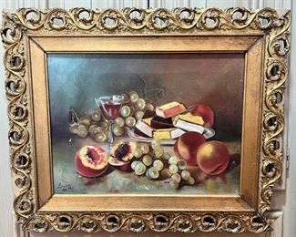 Sill life oil on canvas