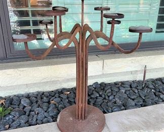 Iron candelabra