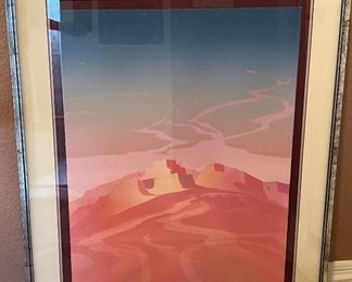 Art "Twilight Passion" by R. Felts 29 3/4 x 37