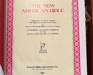 The Holy Bible in Wood Box