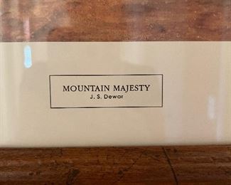 Art Mountain Majesty J.S. Dewar