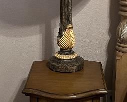 Side Table, Table Lamp