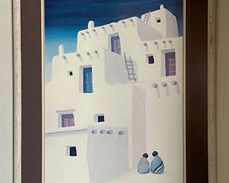 Art Adobe House 27 3/4 x 36