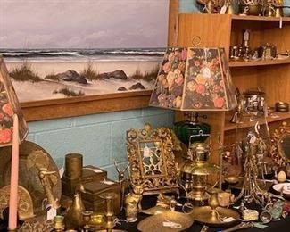 Large Collection of Brass