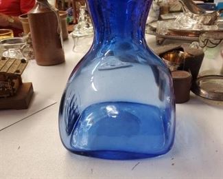 Blown Cobalt Vase
