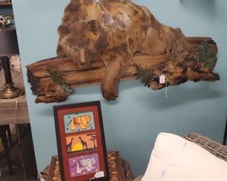 Metal Bear Sculpture