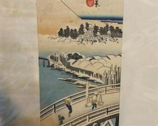 Hiroshige Japanese Art Print "Famous Places in the Eastern Capital"