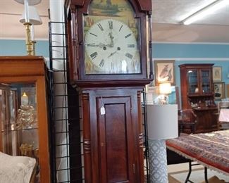 One of Two  Scottish Tall Case Clocks