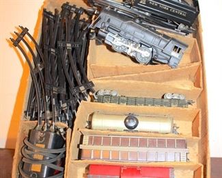 1930's Marx Electric Model Train Set, Trains