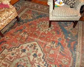 Antique Heriz / NW Persia ( 10'6" x 14'6" )