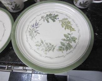 Vintage Corelle by Corning plate detail