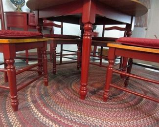 Table and chair detail